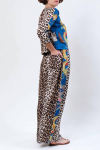 La Prestic Ouiston - Ring Animal Print Trouser Pants