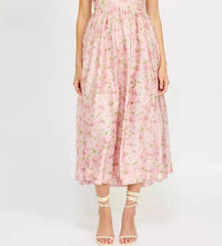 En Saison - Floral Chiffon Midi Dress