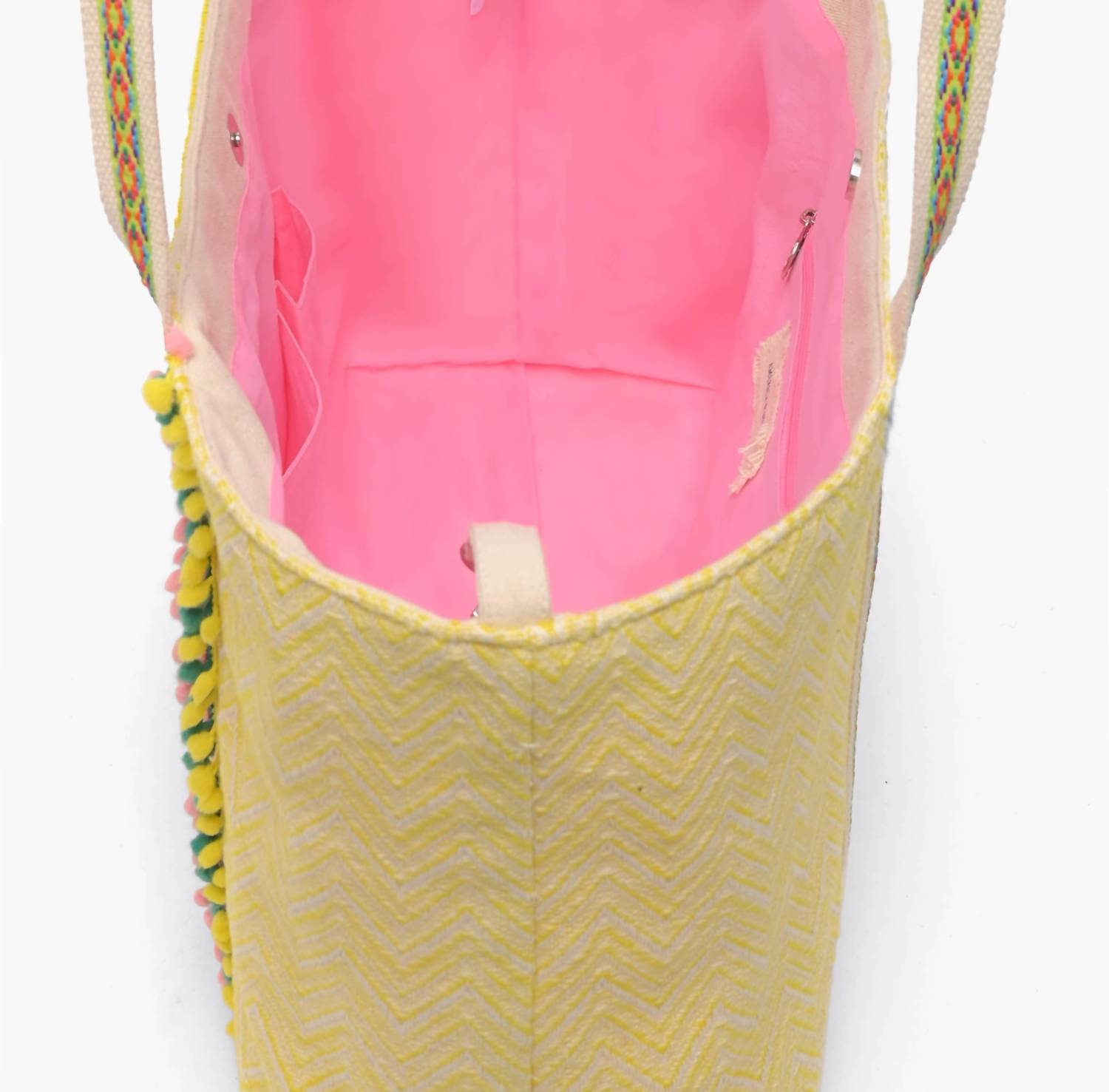 America & Beyond - Women's Blazing Hibiscus Embellished Tote
