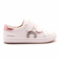 Oldsoles - Kid's Kix Double Strap Vl Half Circle Sneakers