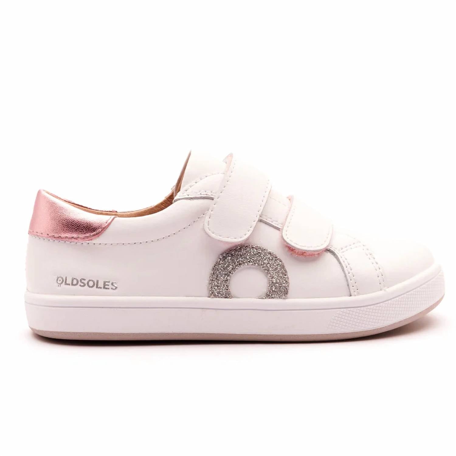 Oldsoles - Kid's Kix Double Strap Vl Half Circle Sneakers