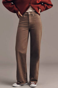 Le Jean - Column High-rise Wide-leg Jeans