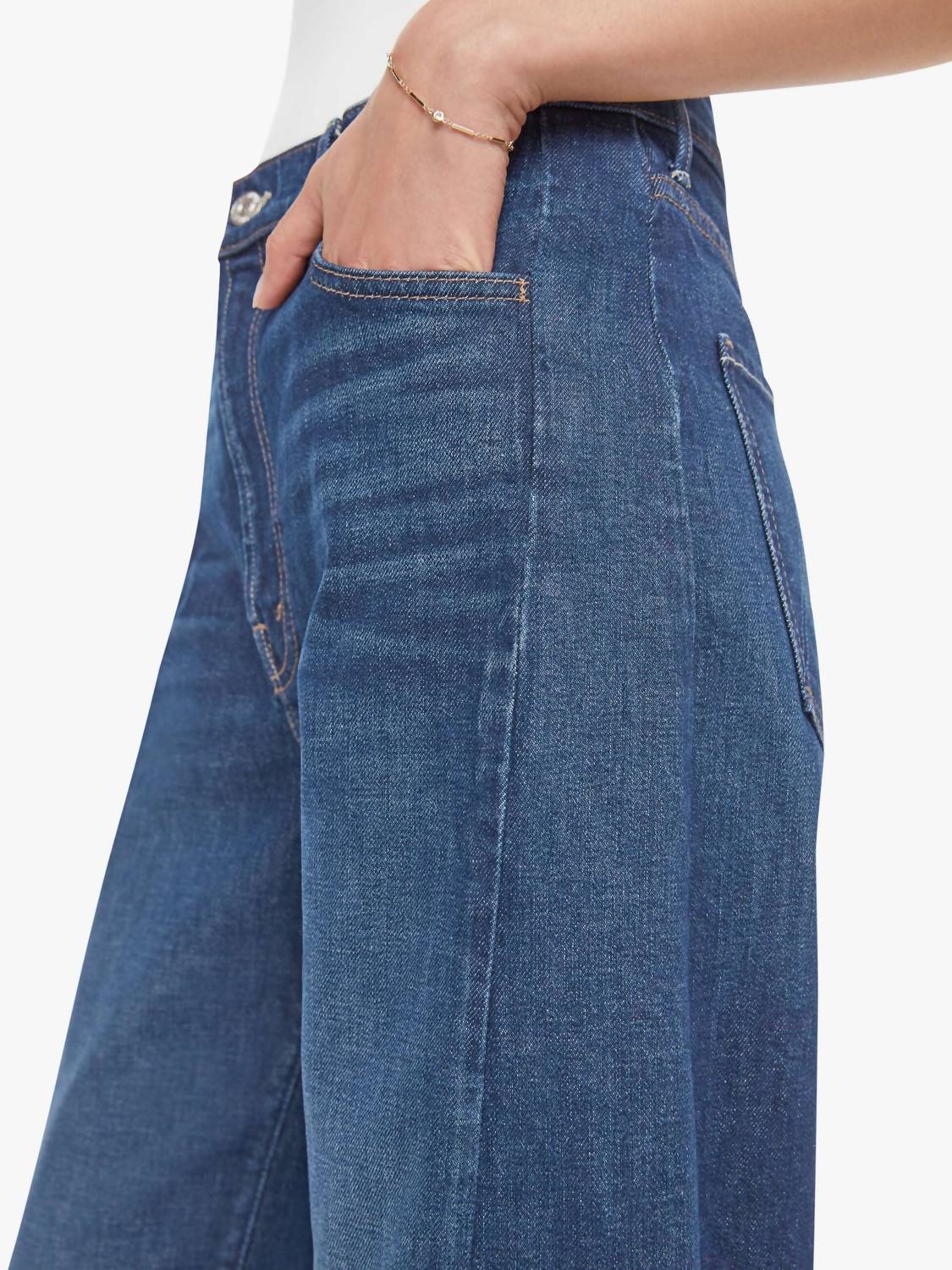Mother - Full-pipe Skimp Barrel Leg Jeans