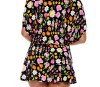Luli Fama - Luli's Secret Garden Playera V-neck Ruffle Mini Dress