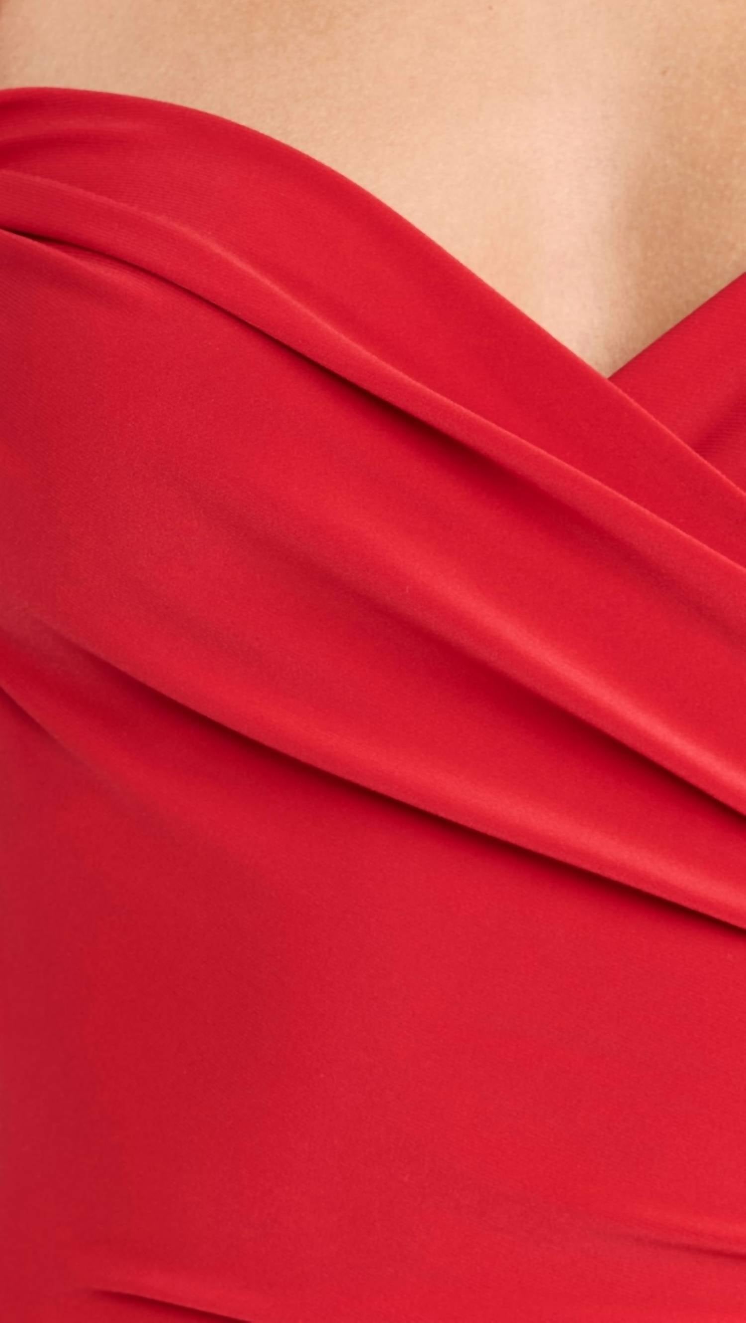 Norma Kamali - Cayla Side Drape Gown