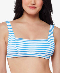 Jessica Simpson - Jessica Simpson Womens Sunshine Stripe Retro Bikini Top