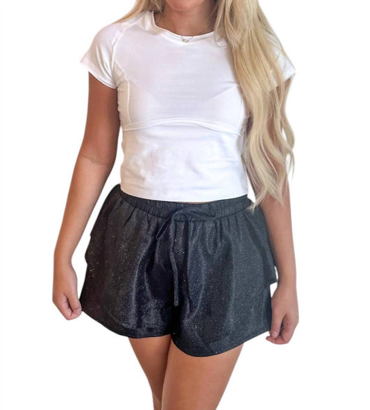 Day + Moon - Double Layer Sparkle Shorts