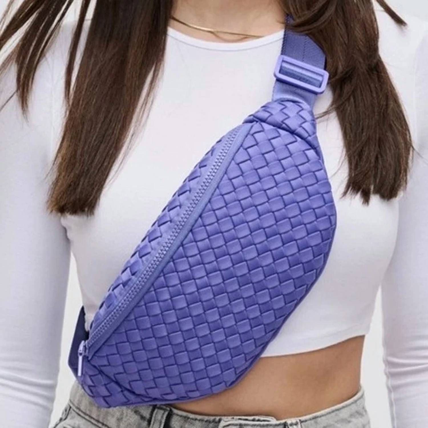 Sol And Selene - Women's Aim High Woven Neoprene Belt Bag