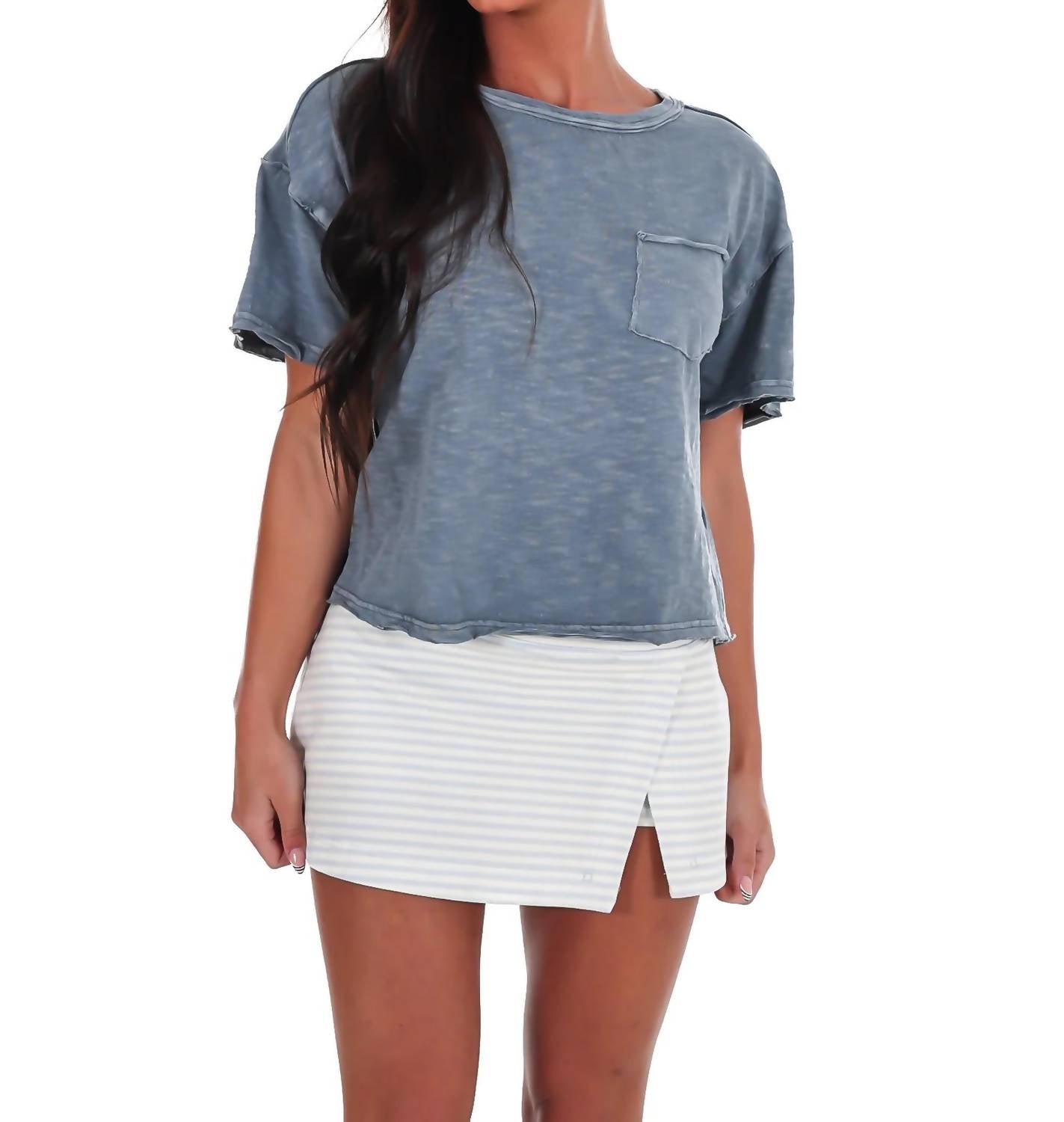 Blu Pepper - Women's Edge Mode Cropped Tee
