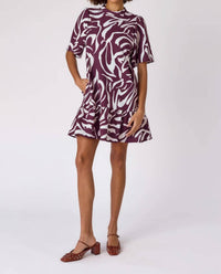 Crosby by Mollie Burch Lou Dress in zebra - women's dress - alternate view