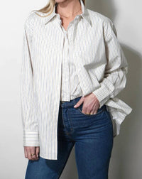 Greylin - Beatrix Twofer Stripe Oversized Shirt