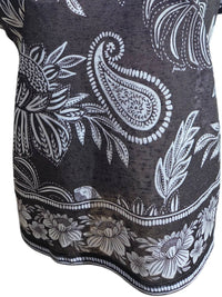 Renuar - Women's Short Sleeve Floral Tee