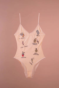 Love & Swans - Jewels Or France Decorations Bodysuit