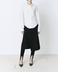 Rue Sophie Women's Fontaine Shirt in white - women's blouse - alternate view