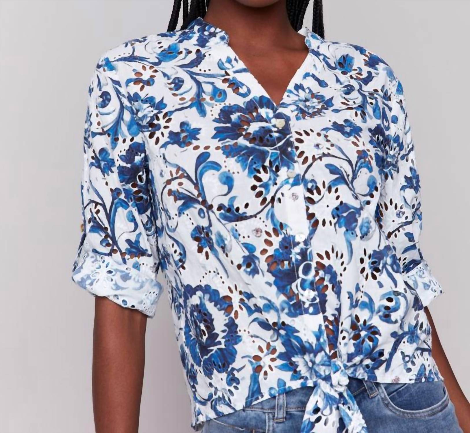 Charlie B - Eyelet Top