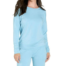 Twelve Eighty Eight Laguna Long Sleeve Lounge Set in sky blue - women's sleepwear - view 4