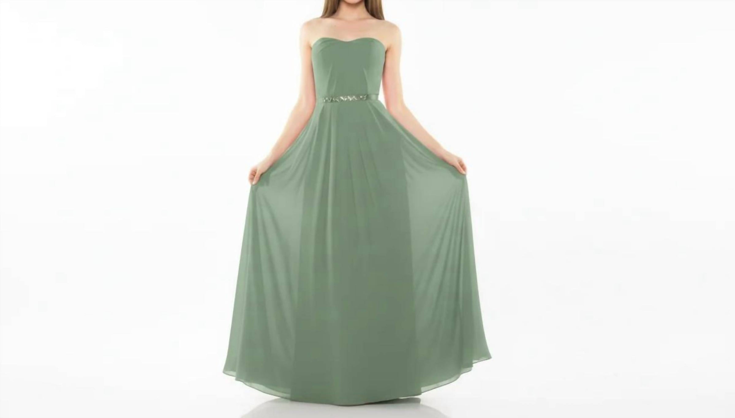Last Dress - Radiant Elegance Strapless A-line Gown