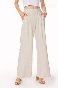 Bobi - Pleated Wide Leg Pant
