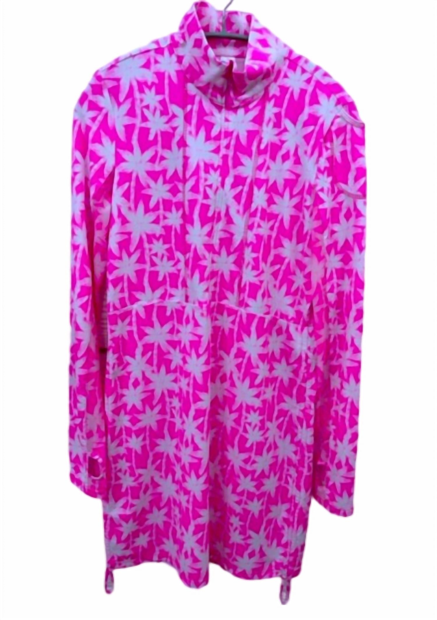 Beachtime - Women's Palm Beach Trees Long Sleeve Sun Dress