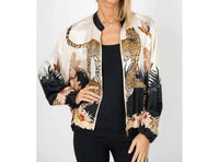 Flora Ashley - Front Zip Silk Jacket