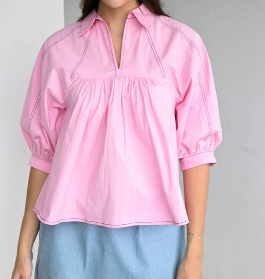 Never A Wallflower - Laura Puff Sleeve Blouse