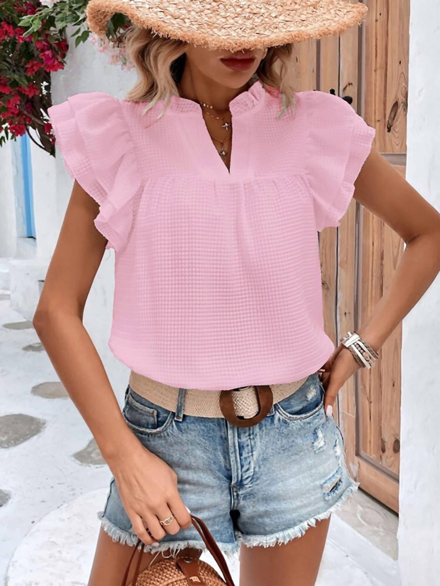 Miss Sparkling - Ruffle & Go Blouse