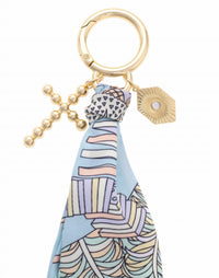 Canvas Style - Women's Louisa Beaded Cross Scarf Bag Charm