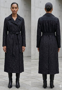 Dries Van Noten - Rolana Jacquard Floral Print Trench Coat
