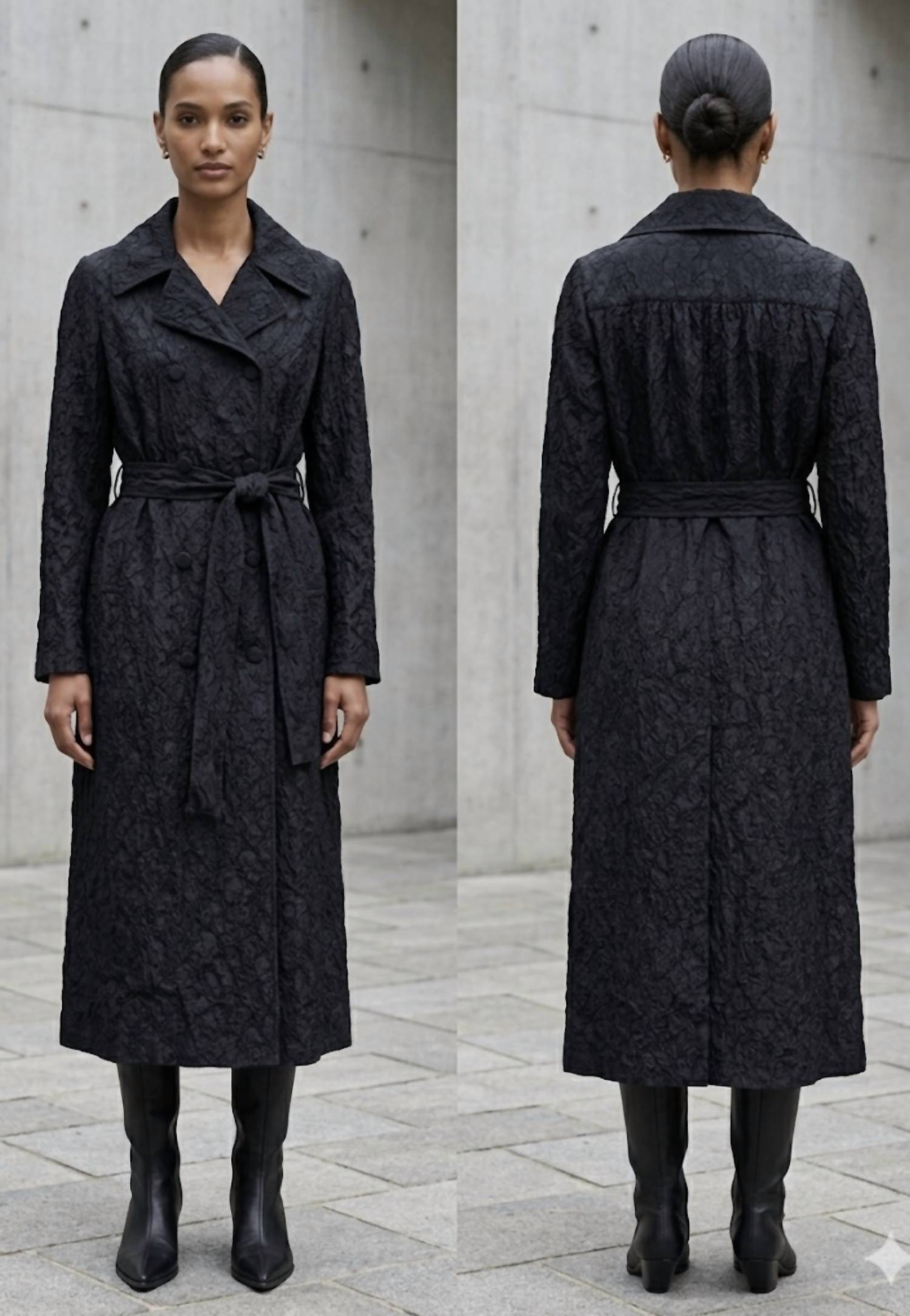 Dries Van Noten - Rolana Jacquard Floral Print Trench Coat