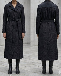Dries Van Noten - Rolana Jacquard Floral Print Trench Coat