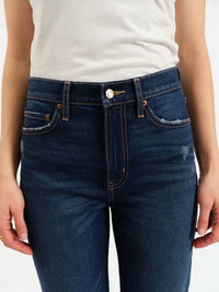 Daze - Smarty High Rise Slim Straight Jeans