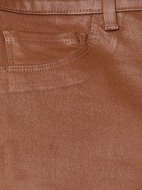 L'Agence Margot High-rise Skinny Jeans in cognac - women's jeans - view 4