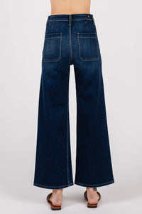 Letter To Juliet - High Rise Front Patch Pocket Jeans