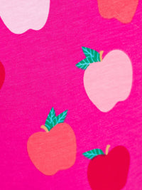 Rufflebutts - Girls Apple of My Eye Short Sleeve Knit Twirl Dress