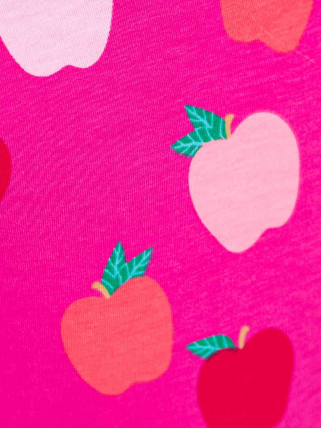 Rufflebutts - Girls Apple of My Eye Short Sleeve Knit Twirl Dress