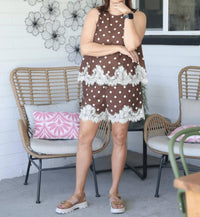Entro - Lace Polka Dot Set
