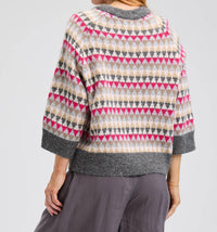 Zaket & Plover - Mohair Fairisle Sweater