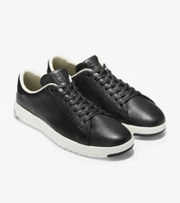 COLE HAAN Women's Grandpro Tennis Sneaker in black optic white - women's sneaker