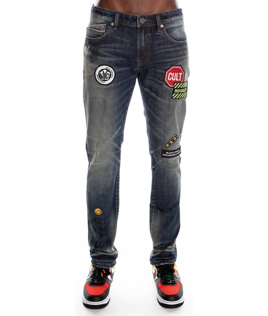 Cult Of Individuality - MEN'S ROCKER SLIM STRETCH JEAN