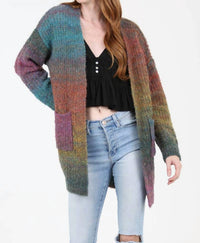 Angie - Sunset Ombre Soft Cardigan