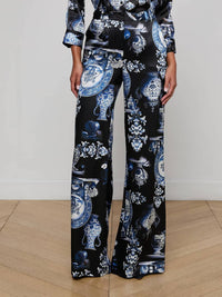 L'Agence - Pilar Silk Wide-leg Pant