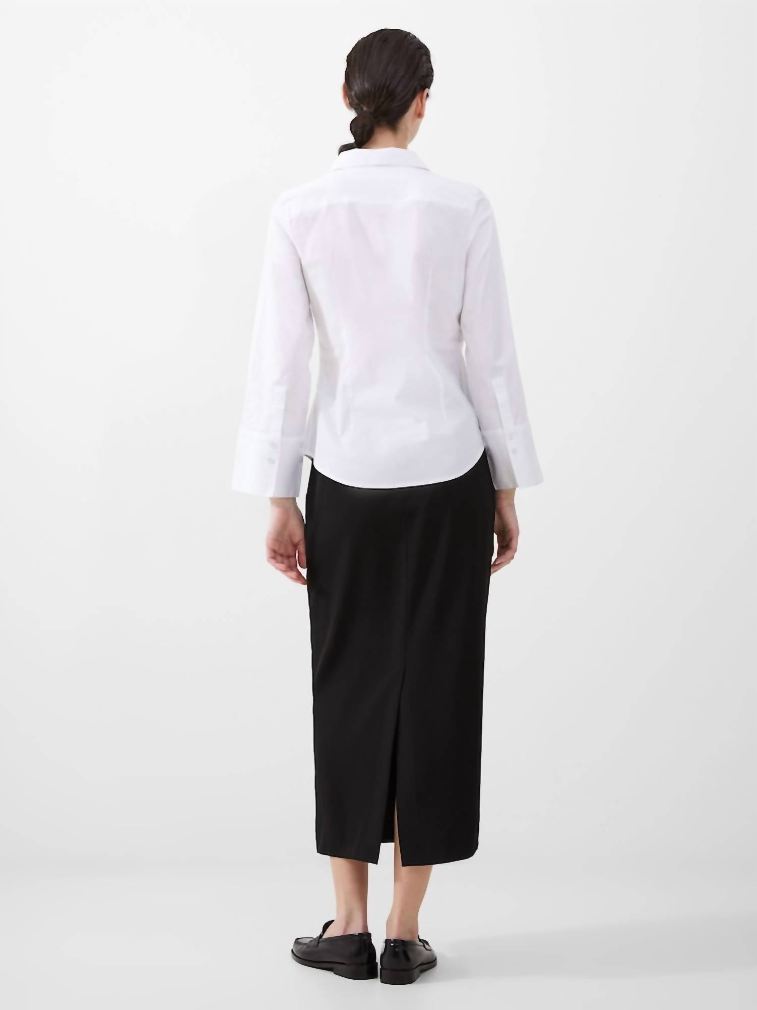 French Connection - Isabelle Poplin Asymmetrical Shirt