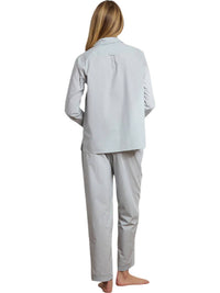 The Sleep Code - Organic Cotton Poplin Long Pajama Set
