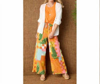 Coco + Carmen - Torenia Printed Flowy Wide Leg Pants