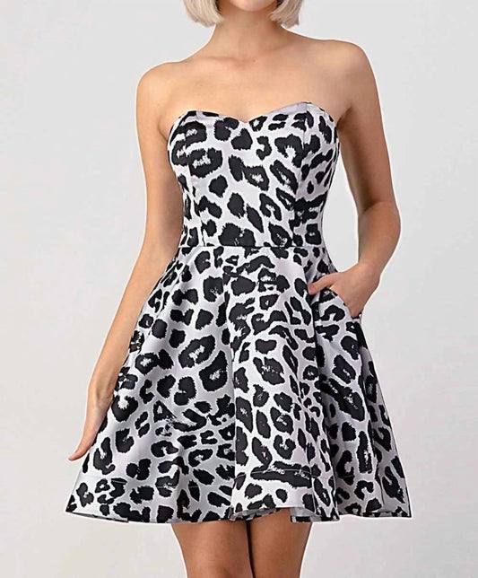 Maniju - Leopard Mini Dress