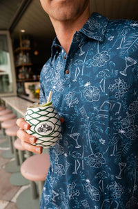 Kenny Flowers - Summer Vibes Print Golf Shirt