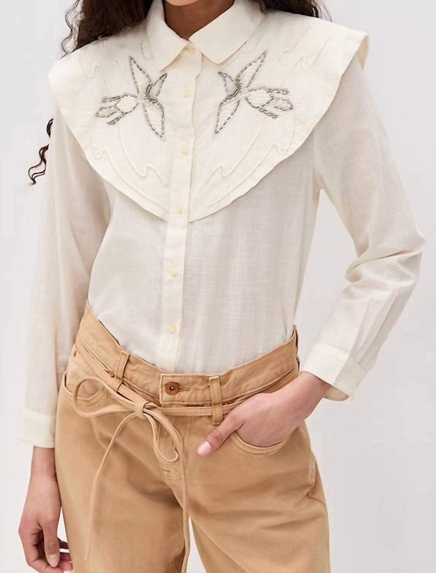The Great. - Beaded Partridge Shirt