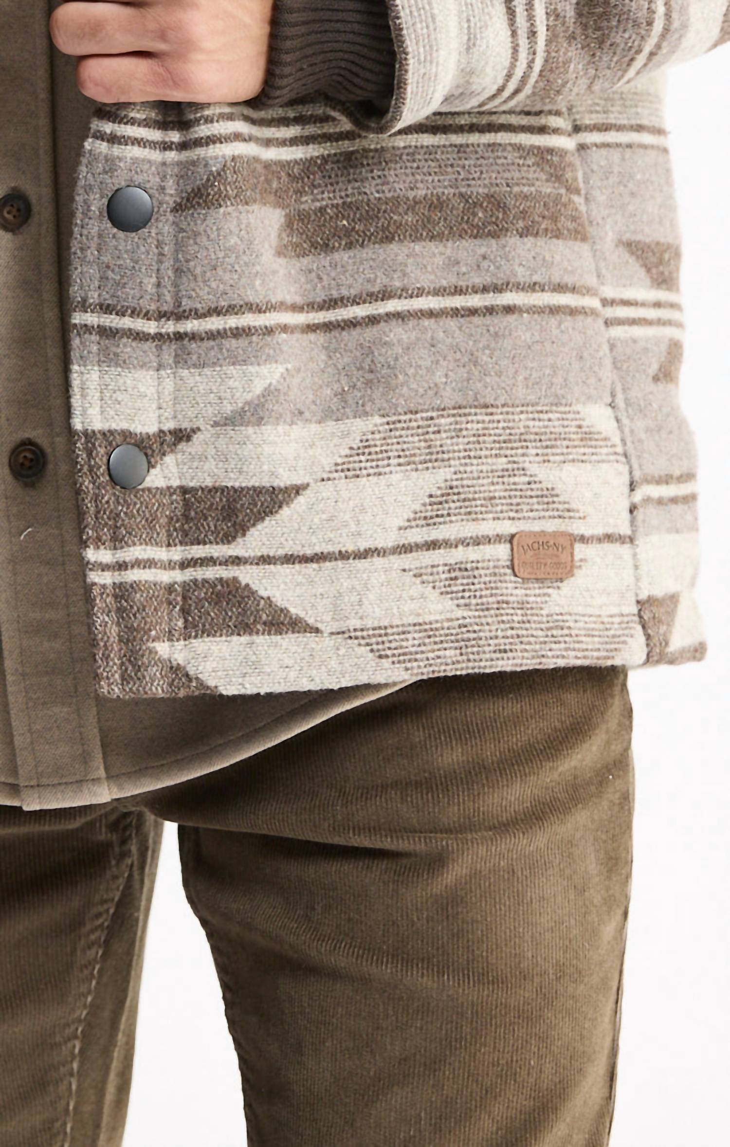 Jachs New York - Sherpa Lined Wool Blend Jacket
