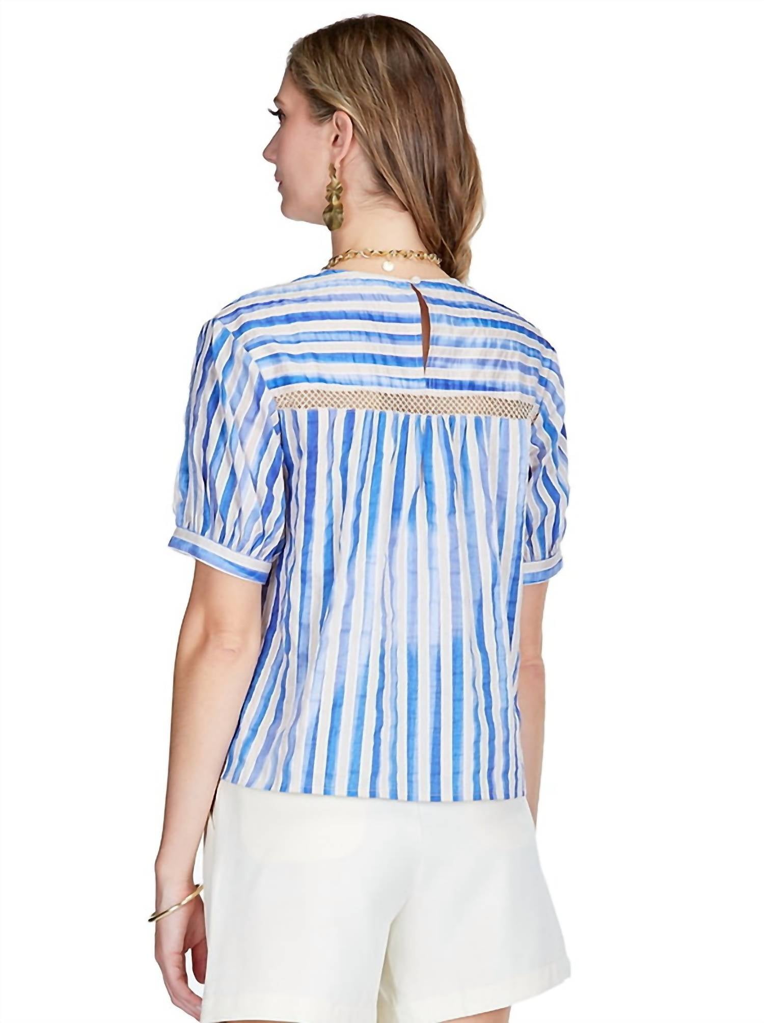 Jade - Yoke Trimmed Top
