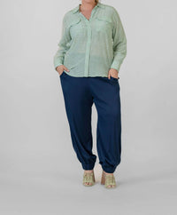 Equipment - Slim Signature Button Down Silk Shirt - Plus